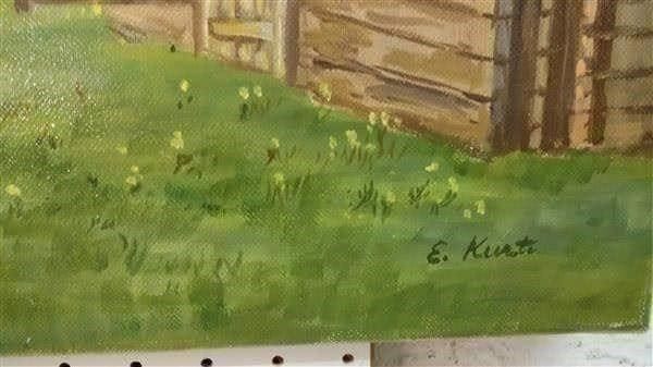 Gemälde: Kurti "Schafe auf der Weide" Oelgemälde – Gebraucht aus Zürich von Galerie-Kunst 1