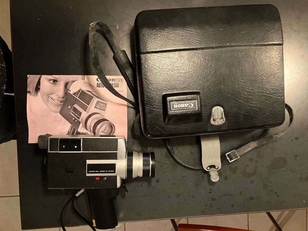 LOT DE CAMERA SUPER 8 CANON AUTOZOOM -- POUR PIÈCES- BAUER C 104 -- BELL&HOWELL | UK