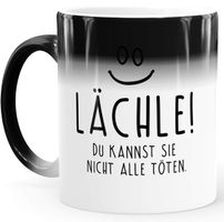 Moonworks Zaubertasse "Lächle!" - Top Zustand, Rarität