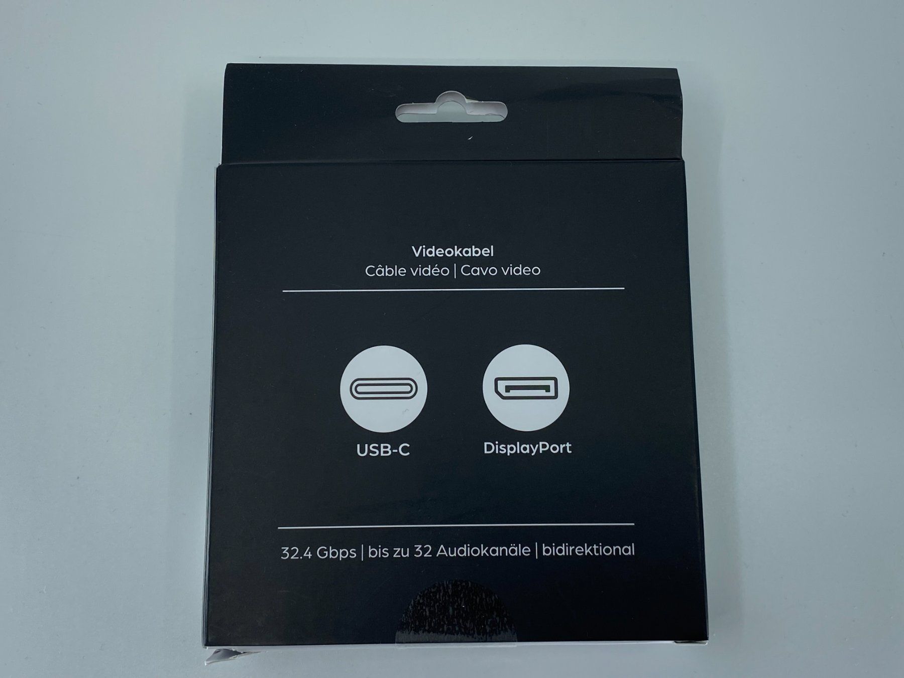 Cavi: 1x Kabel USB Type-C - DisplayPort, 2 m - NEU – Nuovo e nell'imballaggio originale da Langwiesen venduto da Restposten-24 6