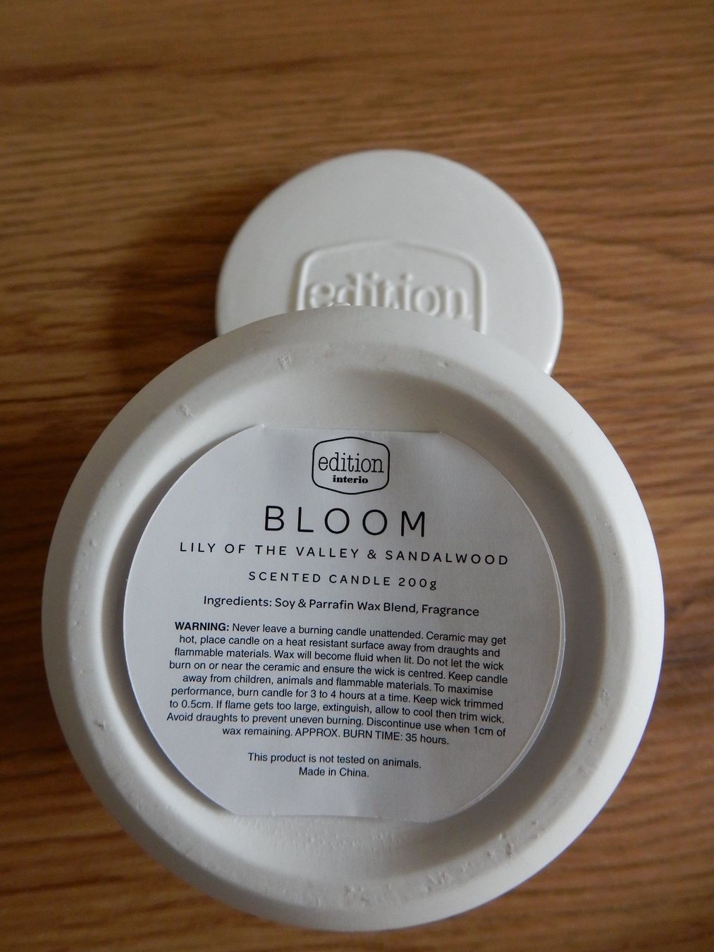 Interio Candele: Duftkerze Bloom Interio Maiglöckchen + Sandelwood Raumduft – Nuovo e nell'imballaggio originale da Jona venduto da simongarden 7