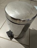 Kleiner Mülleimer, 3L, silber - fürs Bad