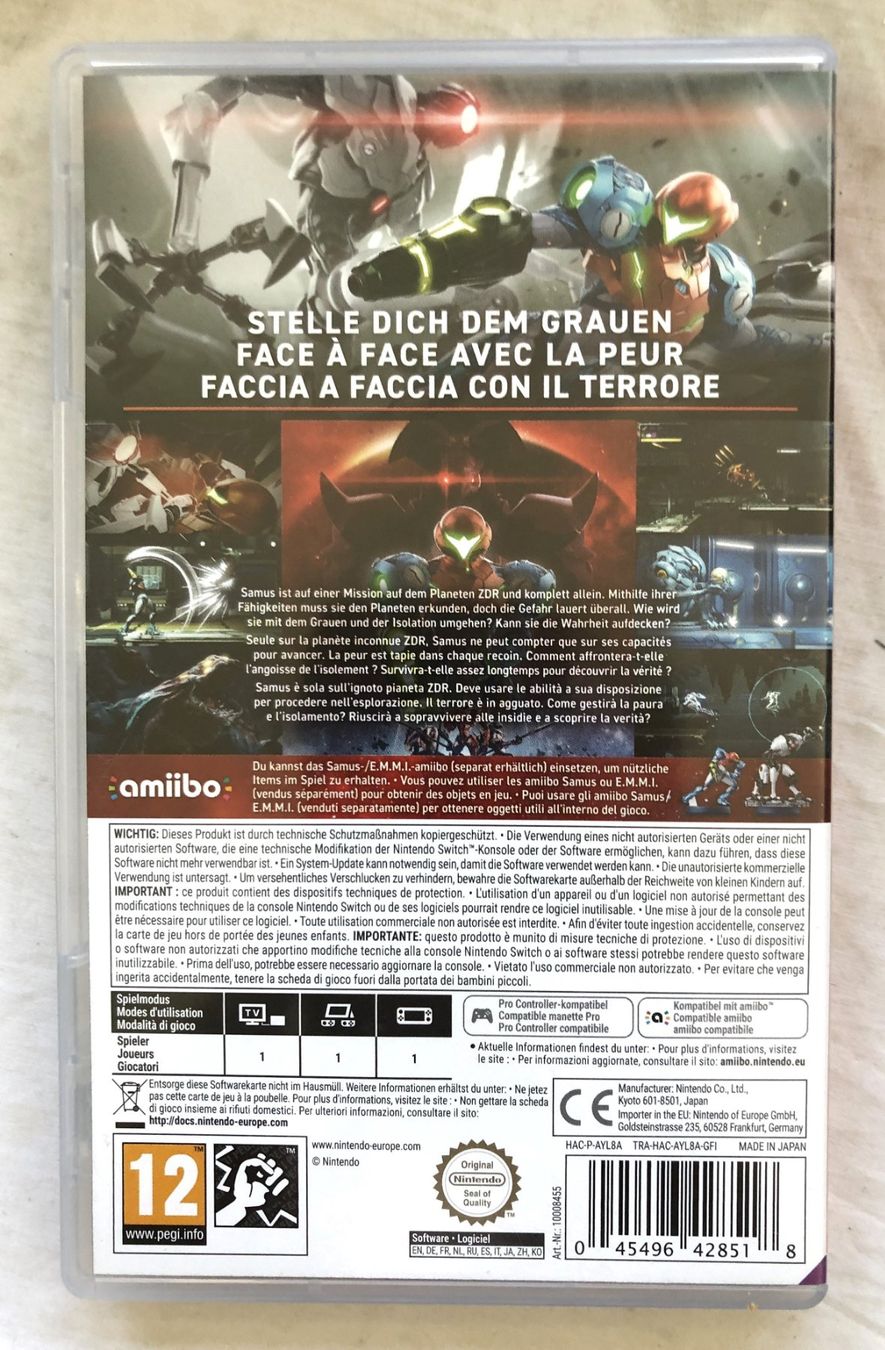 Nintendo Jeux: Nintendo Switch - Metroid Dread – D'occasion à Schaffhausen par durruti 2