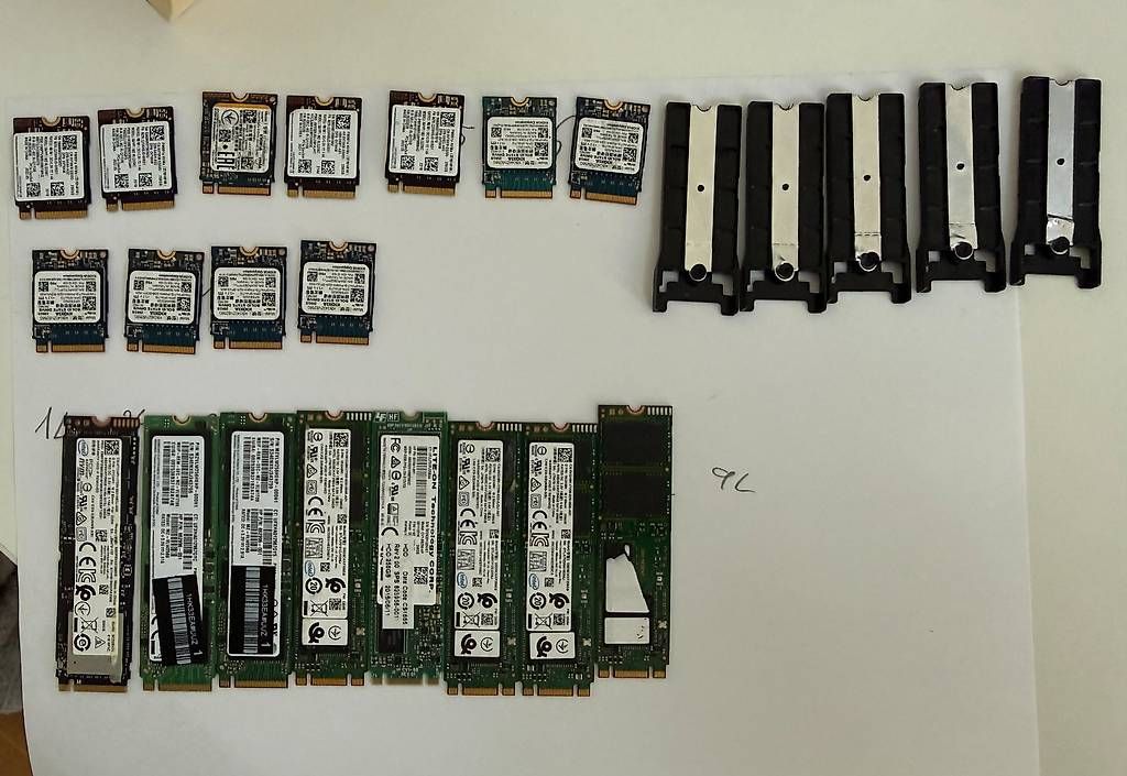 Dischi rigidi: M.2 SSD Sammlung 250GB – Usato da therwil venduto da Hejan