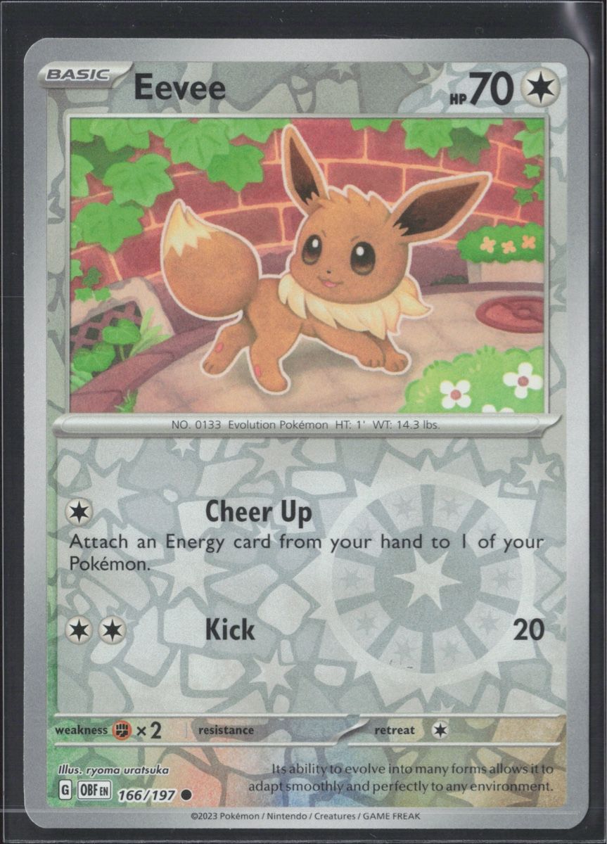 Pokémon Carte collezionabili: POKÉMON / Eevee / Obsidian Flames / Reverse 🇺🇸 – Usato da Herzogenbuchsee venduto da TCG-High-Quality