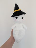 Amigurumi Regalgespenst mit Hut 31cm