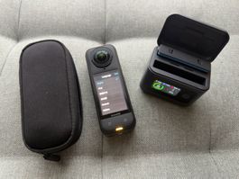Insta360 X5 mit 2 Akkus und Dualcharger wenig gebraucht