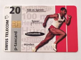 Taxcard PTT Swiss Telecom 20.- Sportler