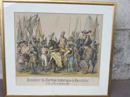 Auguste Bachelin lithographie  M.Furrer