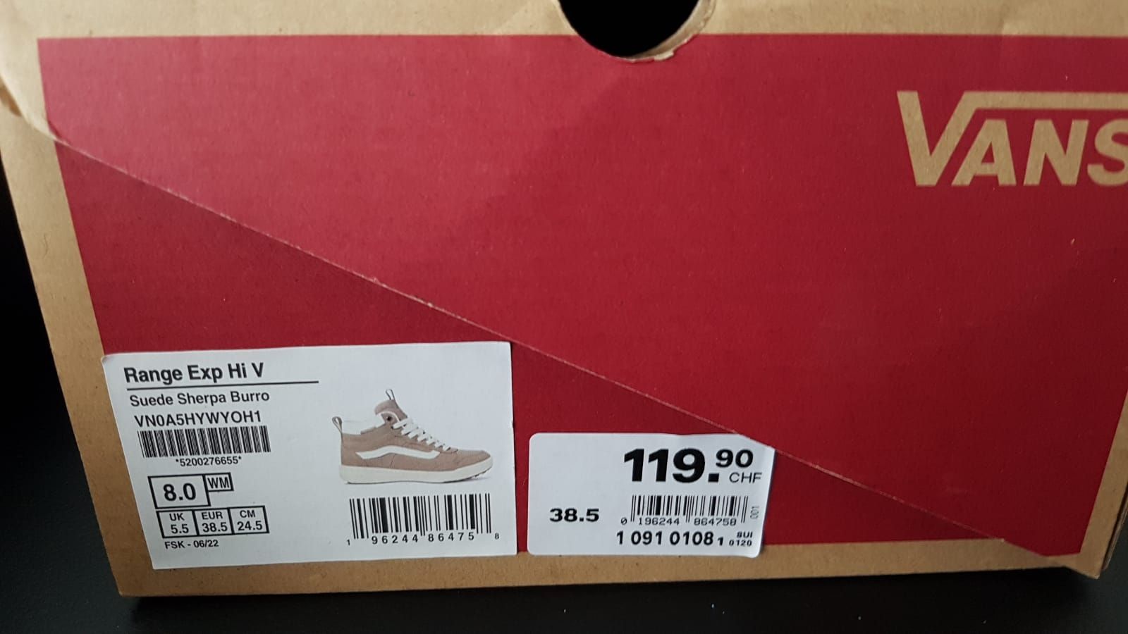 Vans Chaussures hommes: Vans Range Exp Hi Gr.38,5,Leder. – Neuf avec emballage d'origine à Zürich par ata_c8nh 6