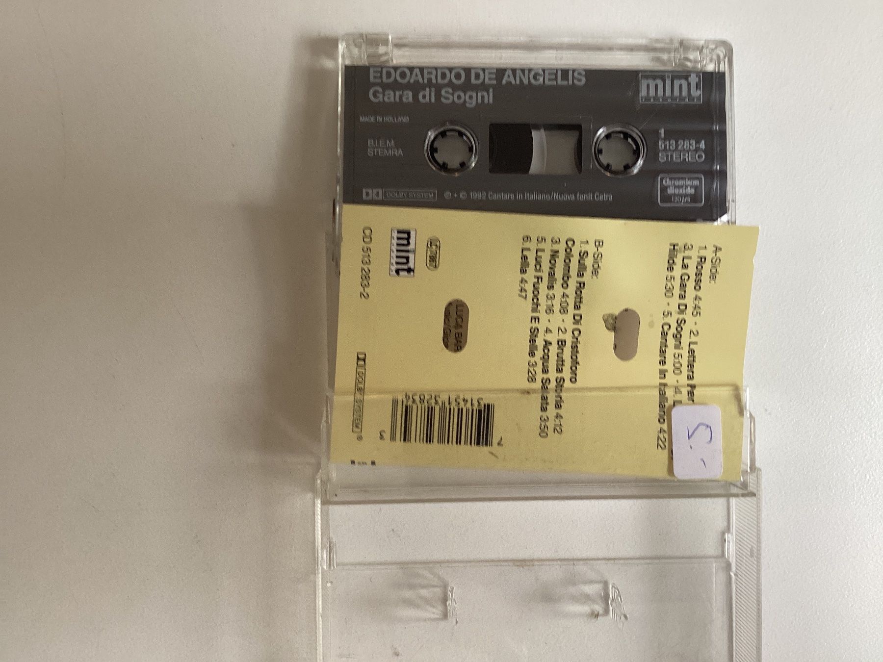 Musicassette: Edoardo De Angelis MC - Gara Di Sogni – Usato da Gutenswil venduto da Hamzian 1