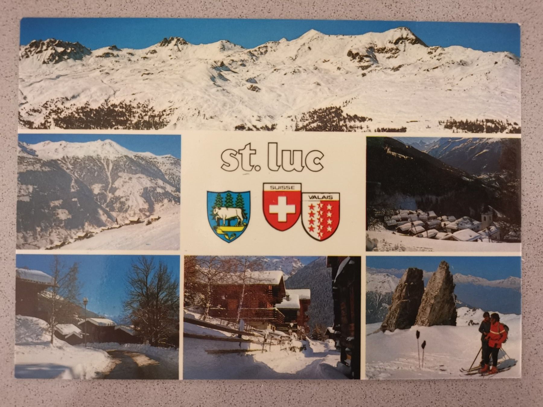 Cartoline postali: AK - St. Luc / Suisse / Valais / Wallis – Usato da Termen venduto da rowi13