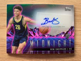 NBA Ben Sheppard RC AUTOGRAPH Midnight Topps 2024