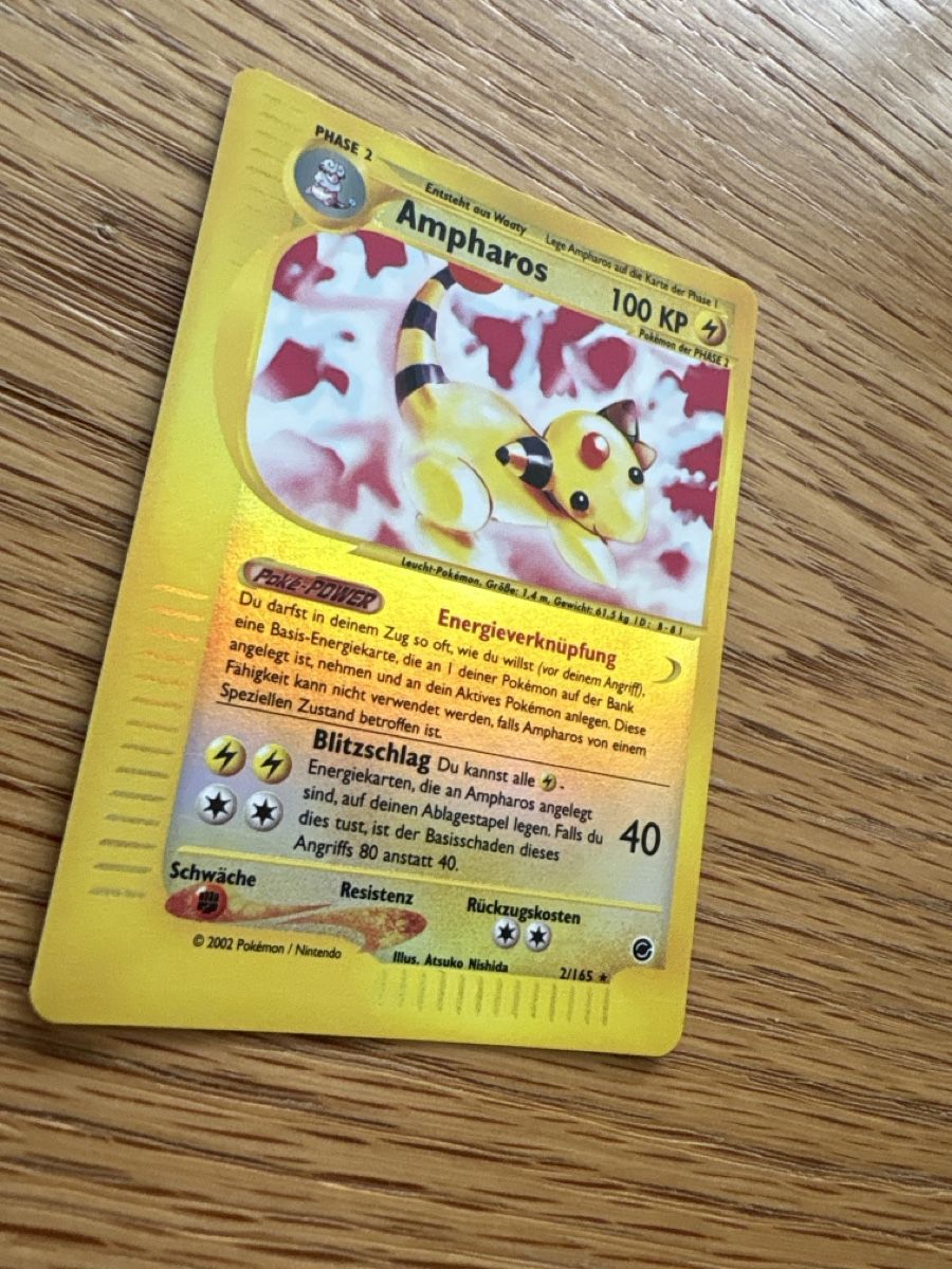 Pokémon Carte collezionabili: Pokemon, Ampharos, Reverse Holo, Expedition – Usato da Zürich venduto da el_marcel 1