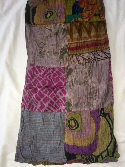 Foulards, Tücher & Schals: INDISCHER PATCHWORK SCHAL - EINZELSTÜCK - NEU – Neu und originalverpackt aus Honau von sainj 4