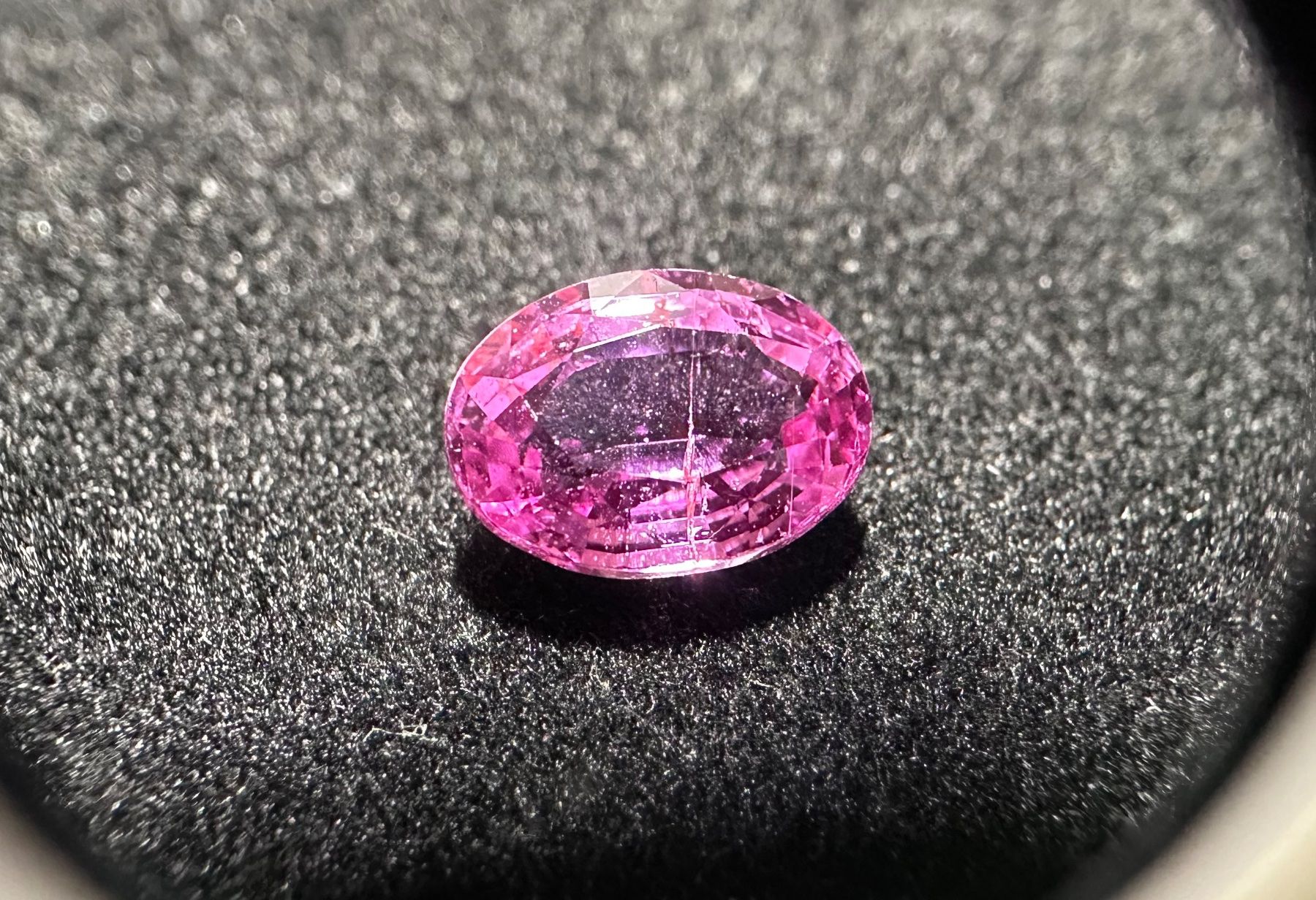 Pietre preziose: Saphir rose avec certificat – Nuovo e nell'imballaggio originale da Territet venduto da Gem-collector 1