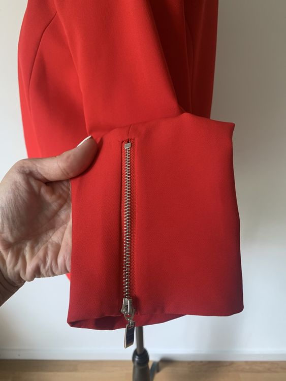 Giacche: OVI Blazer Jacke rot Gr. M, Kurzblazer offen elegant – Nuovo (secondo la descrizione) da Regensdorf venduto da secondchancefashion 3