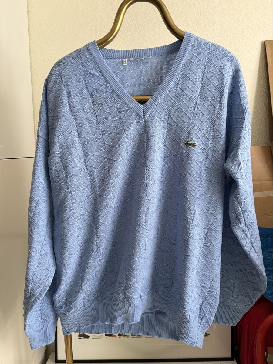 Lacoste Maglioni & Felpe: Pull Lacoste Homme XL Bleu Ciel – Usato da Neuchâtel venduto da sharposneaks