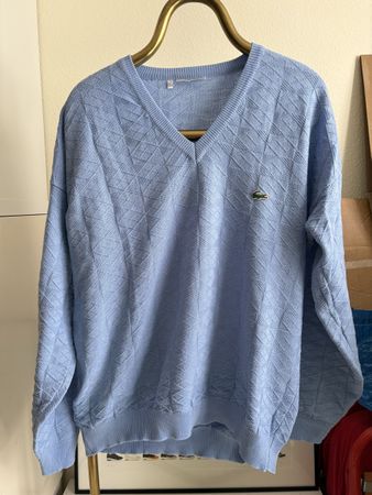 Pull Lacoste Homme XL Bleu Ciel 