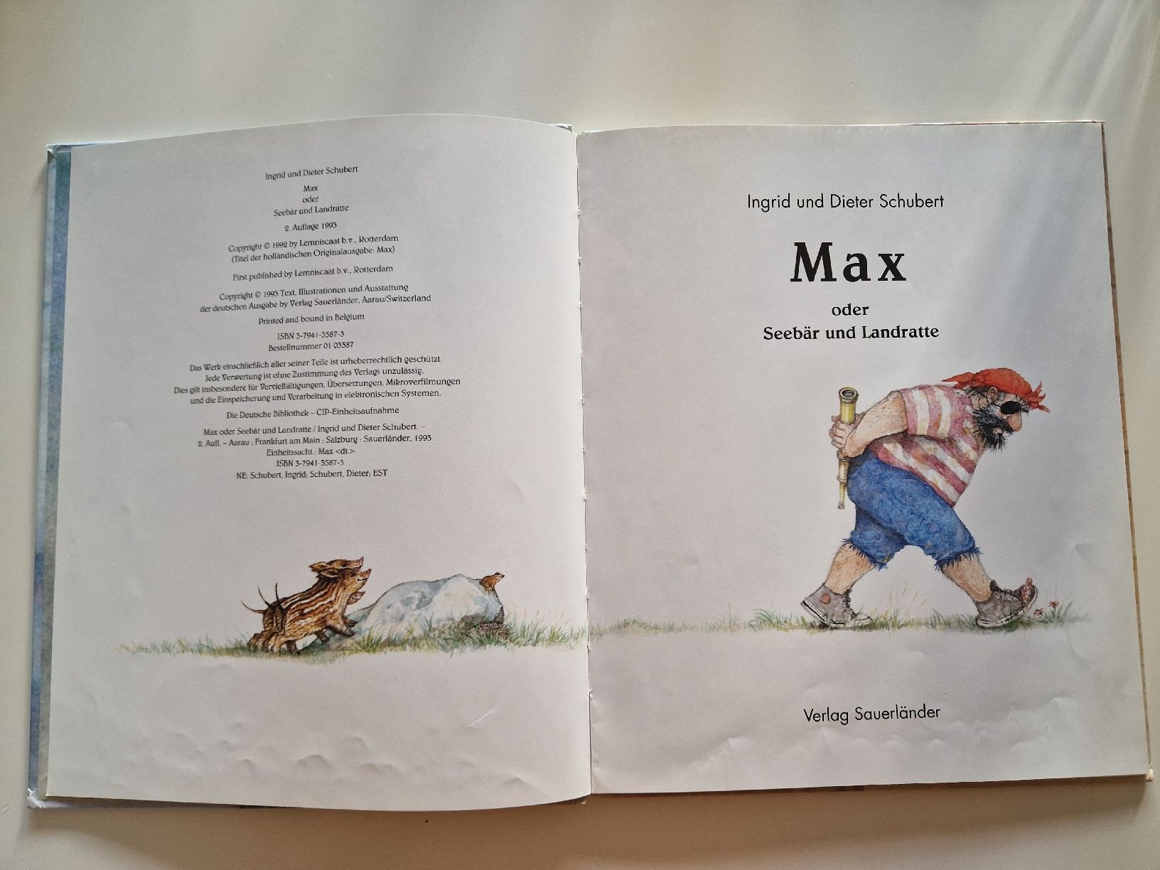 Bücher: Kinderbuch "Max oder Seebär und Landratte" – Gebraucht aus Innerberg von Noe25 2