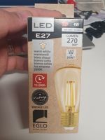 Vintage LED E27 4W 270 Lumen Eglo 2200K  warmweiss D48 L100