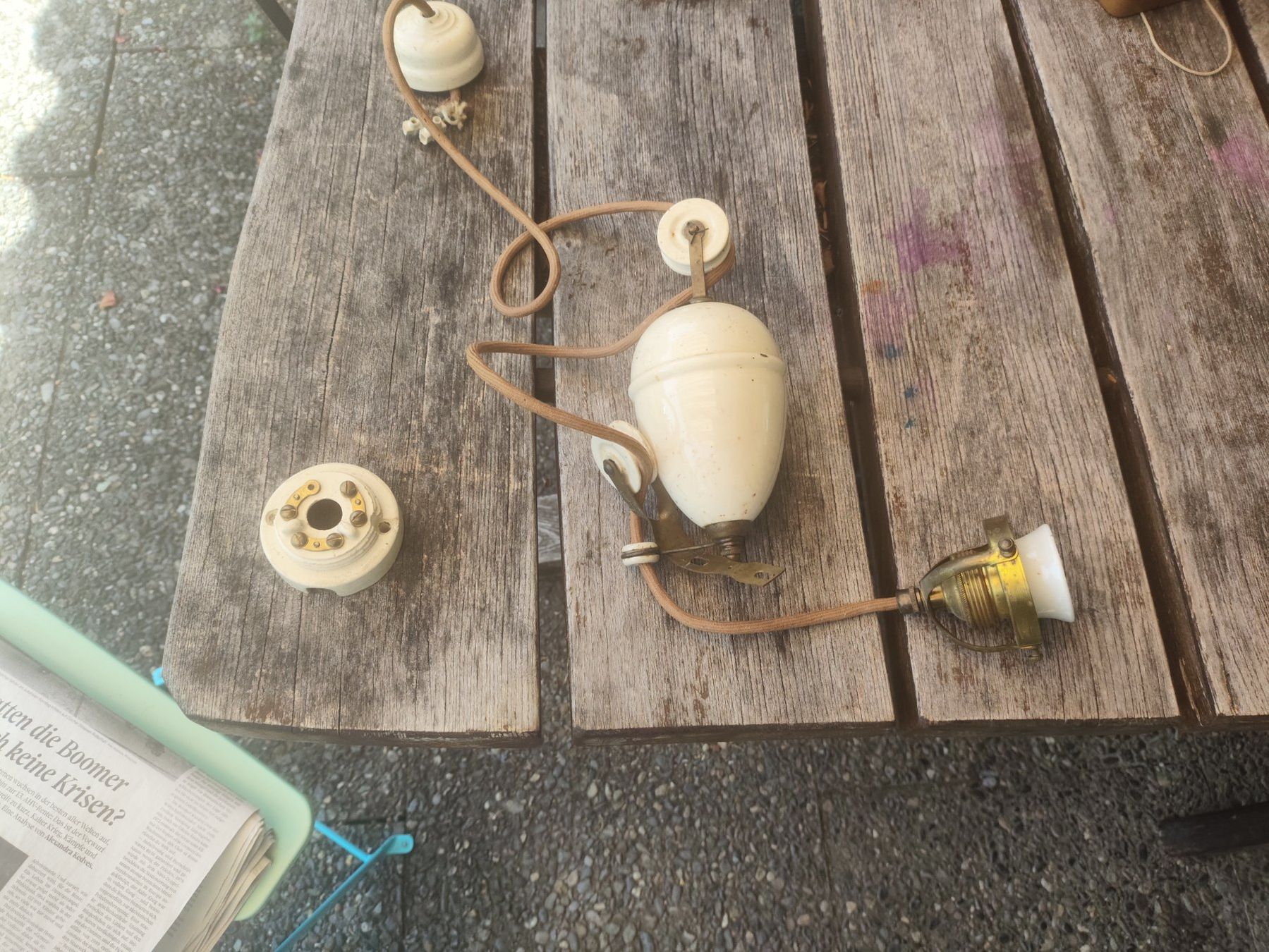 Lustres & lampes de plafonds: Antike Lampe – D'occasion à Grosshöchstetten par Saigontinu