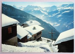 Hiver à Chandolin, Val d' Anniviers