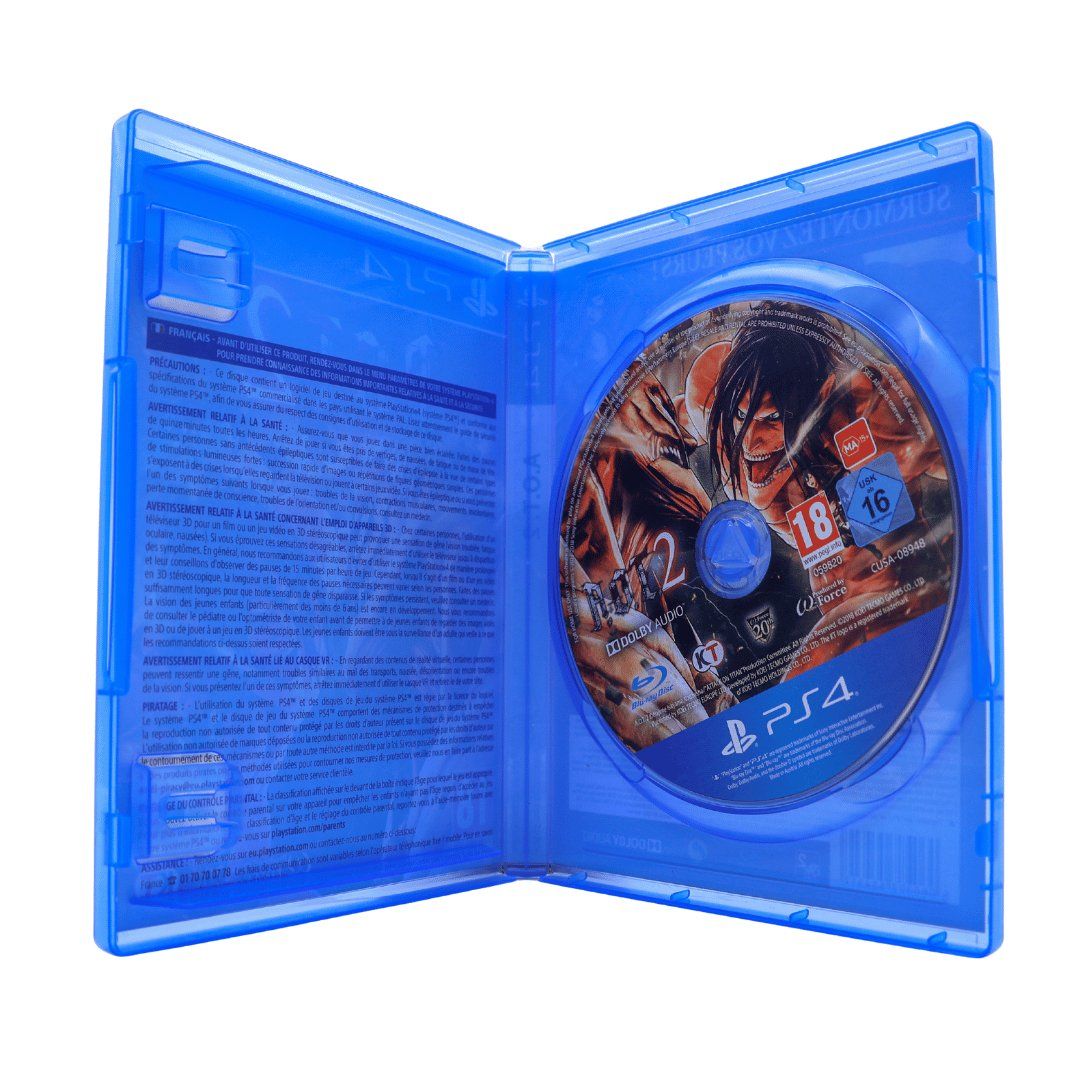 Jeux: Attack on Titan 2 - PS4 – D'occasion à Paudex par dindeboy 1