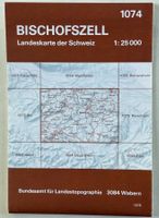 LANDESKARTE 1:25000 BISCHOFSZELL 1978