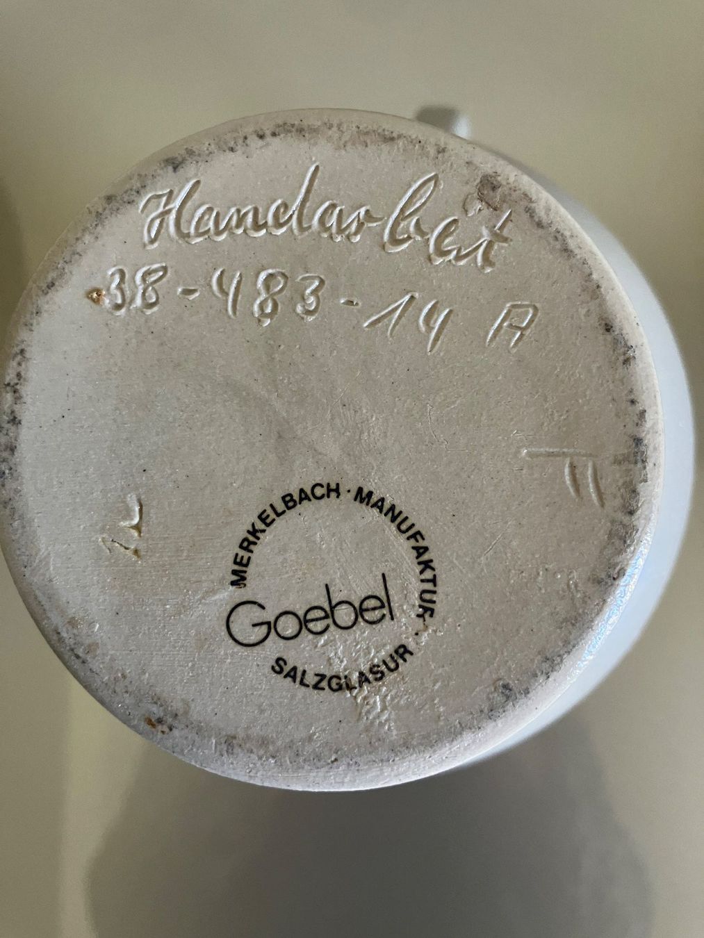 Caraffe: Cruche à eau vintage GOEBEL en grès, faite à la main. – Nuovo (secondo la descrizione) da Cortaillod venduto da car_f6v6 2