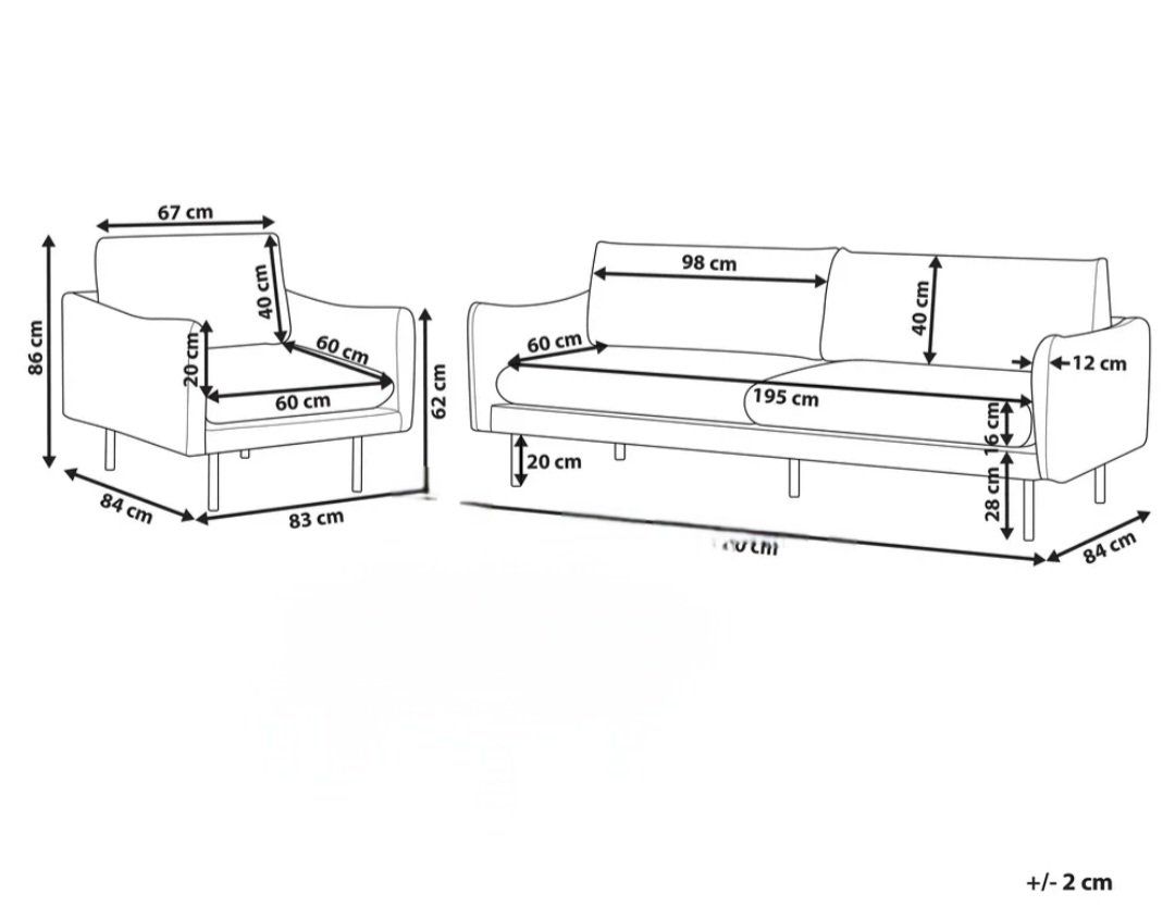 Divani: Sofa und Sessel mit Samt Stoff von Beliani – Usato da Aarau venduto da sku_5f5z 1