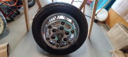 Kawasaki 500 EN Hinterrad Speichen komplett