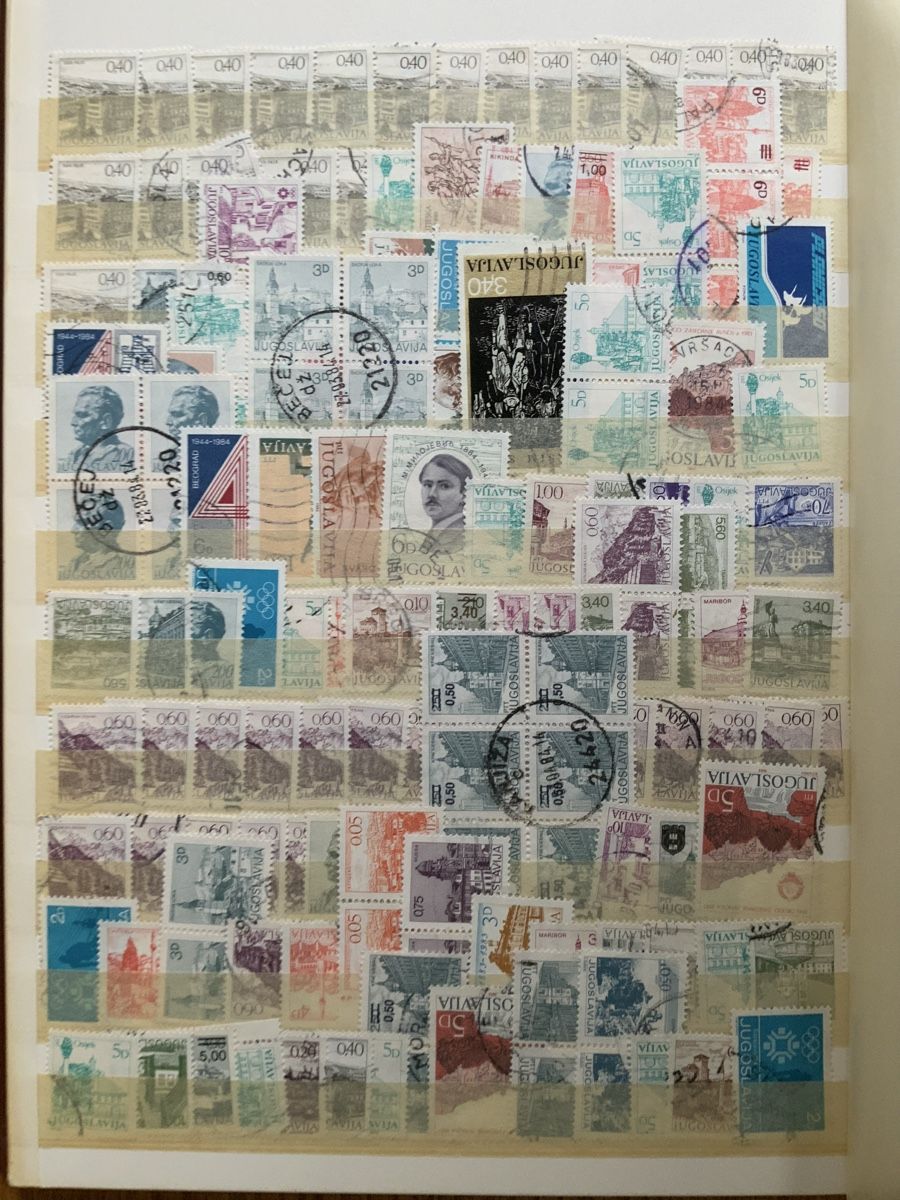 Alle Briefmarken: Jugoslawien Briefmarken – Gebraucht aus Binningen von chr_cr5n 9