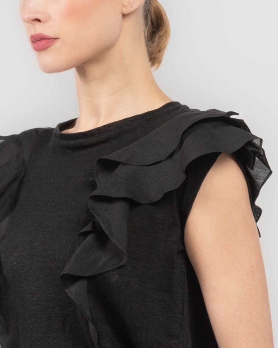 Zimmermann Blusen: Zimmermann Linen Black Blouse – Gebraucht aus St.Josefen von lop_lh8d 3