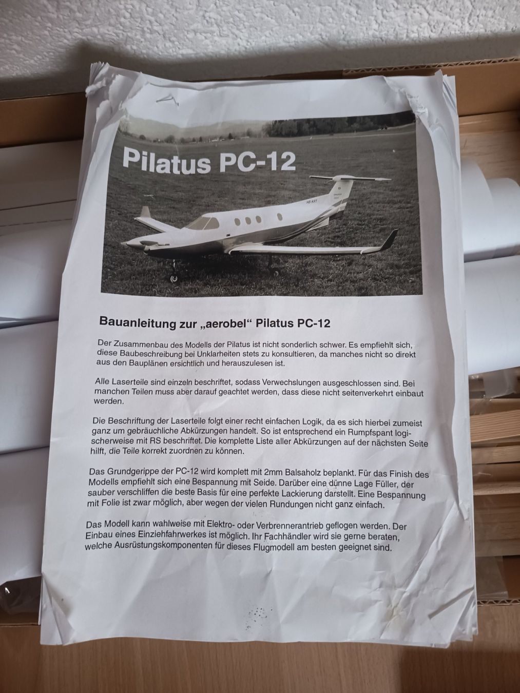 RC Kits de montage: Modellflieger pilatus pc 12 bausatz – Neuf avec emballage d'origine à Corgémont par ilo_89gh 2