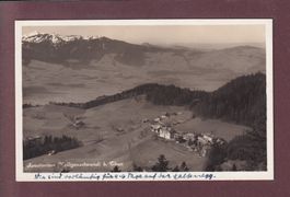 Sanatorium HEILIGENSCHWENDI bei Thun - Flugaufnahme