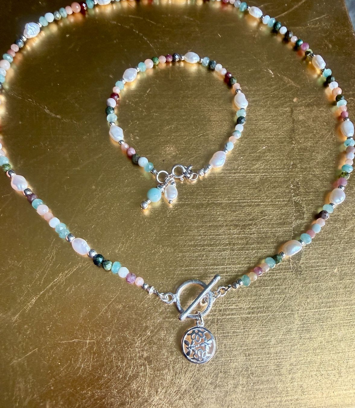 Bracciali & Braccialetti: Set 925 Silber Armband und Kette – Nuovo (secondo la descrizione) da Maienfeld venduto da Cmicky 2