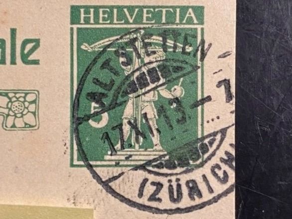 Tutti i francobolli: Postkarten Bestellungen 1913 Apotheke – Usato da Oberägeri venduto da Nussbi6 5