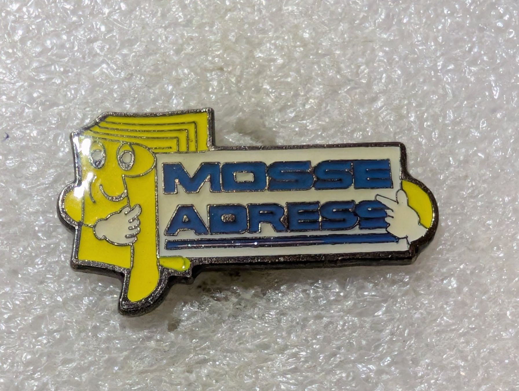 Plaketten & Abzeichen: Ansteckpin 107: Mosse Adresse – Gebraucht aus Oppligen von Pin-Fall-Shop