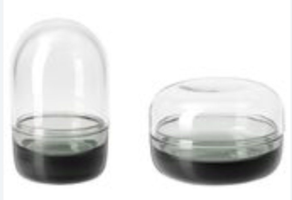 Ikea Tutte le decorazioni: IKEA SAMMANHANG - Set à 2x Deko Glasglocke schwarz – Nuovo e nell'imballaggio originale da Aarau venduto da Yeeaaah