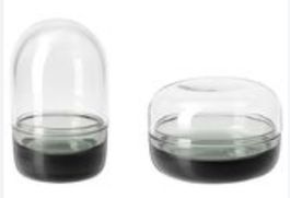 IKEA SAMMANHANG - Set à 2x Deko Glasglocke schwarz