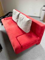 Schlafsofa rot guter Zustand