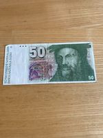 50 Franken Note 6. Serie Zustand gut