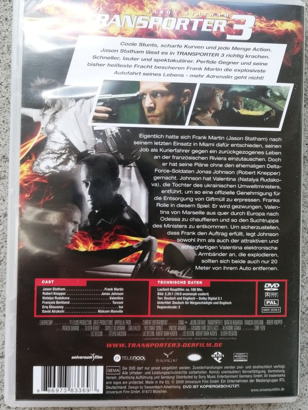 Tous les DVDs: Transporter 3 DVD Top Zustand – D'occasion à Schaffhausen par Domifran 1