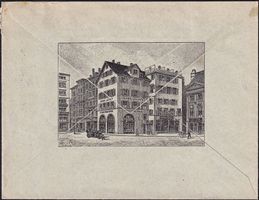 1916: Illustr. Ortsbrief Gebr. Locher Münsterhof Zürich