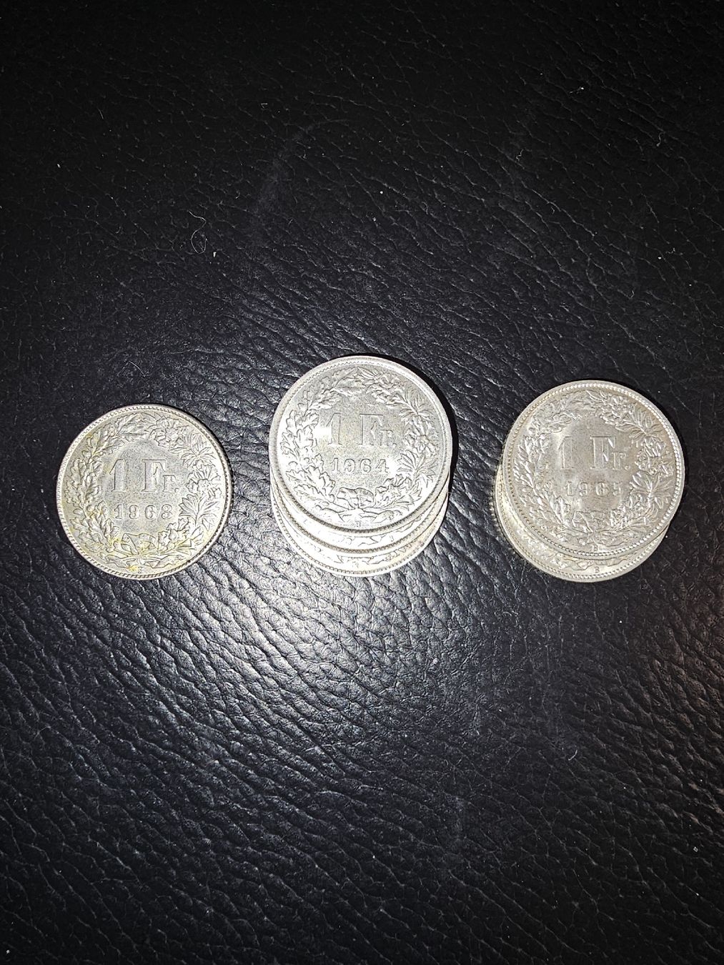 Tutti le monete: 1 Franken Silber 1963 - 1965 = 6 Stk. – Usato da Bottmingen venduto da Plemenito 1
