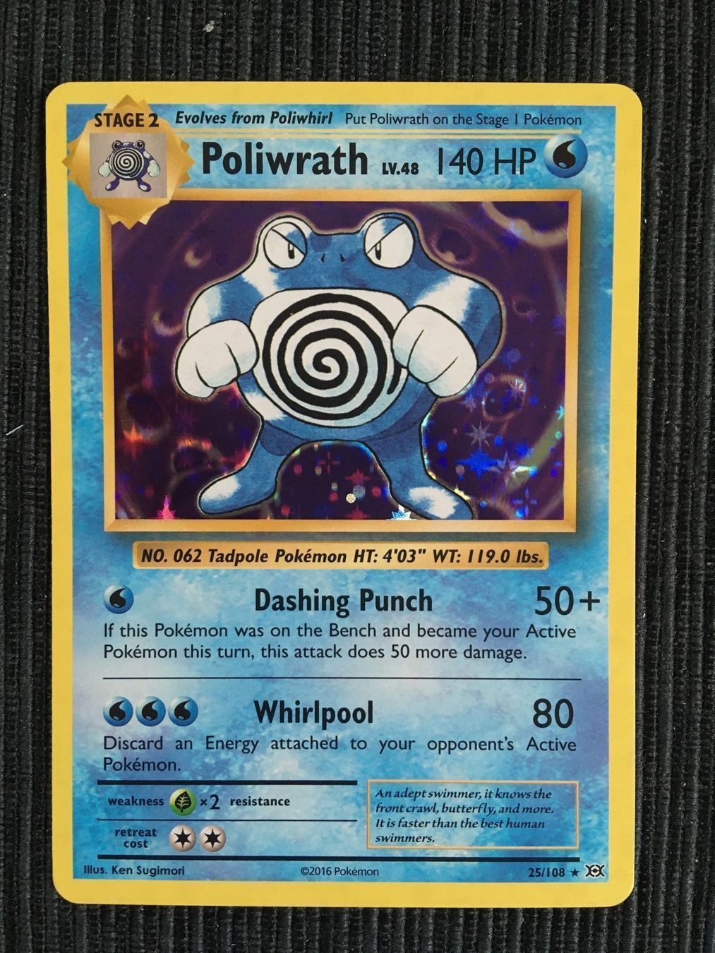 Pokémon Carte collezionabili: Pokemon Poliwrath Holo XY Evolutions – Nuovo (secondo la descrizione) da Wabern venduto da Collectfun