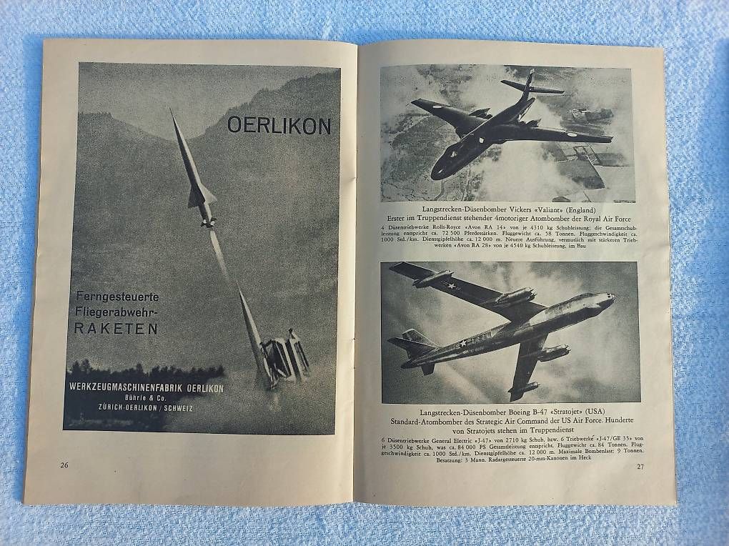 Riviste & Magazine: Altes Programheft; Zürcher Flugmeeting 1956 – Usato da Frauenkappelen venduto da Chruetzhubel 3