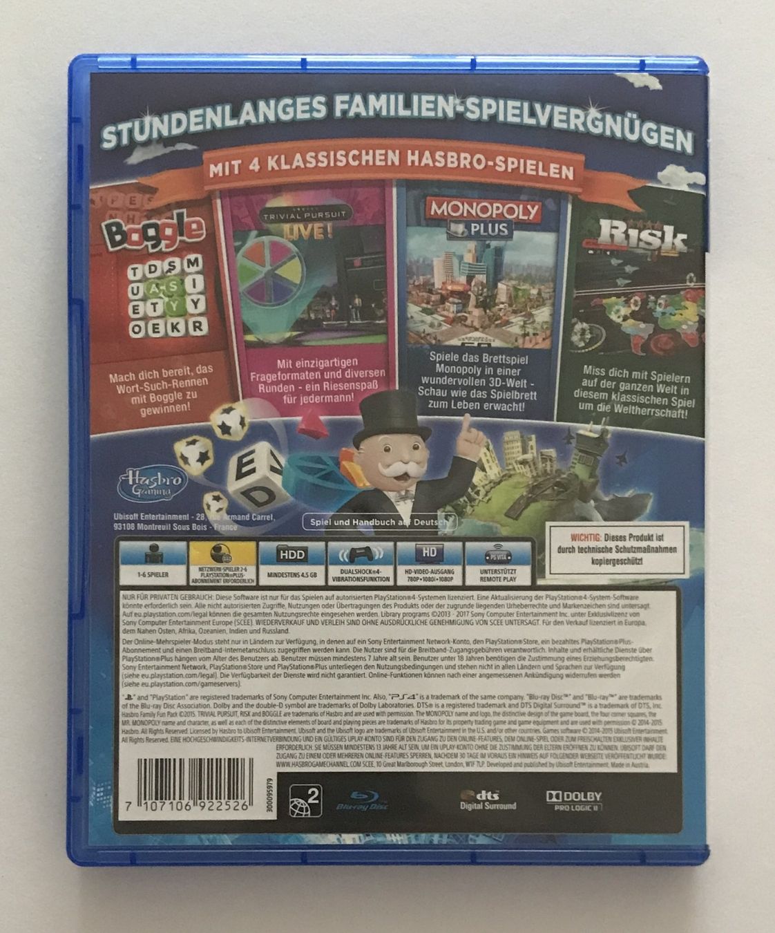 Giochi: PS4 - Hasbro Family Fun Pack – Usato da Allschwil venduto da Bullach 2