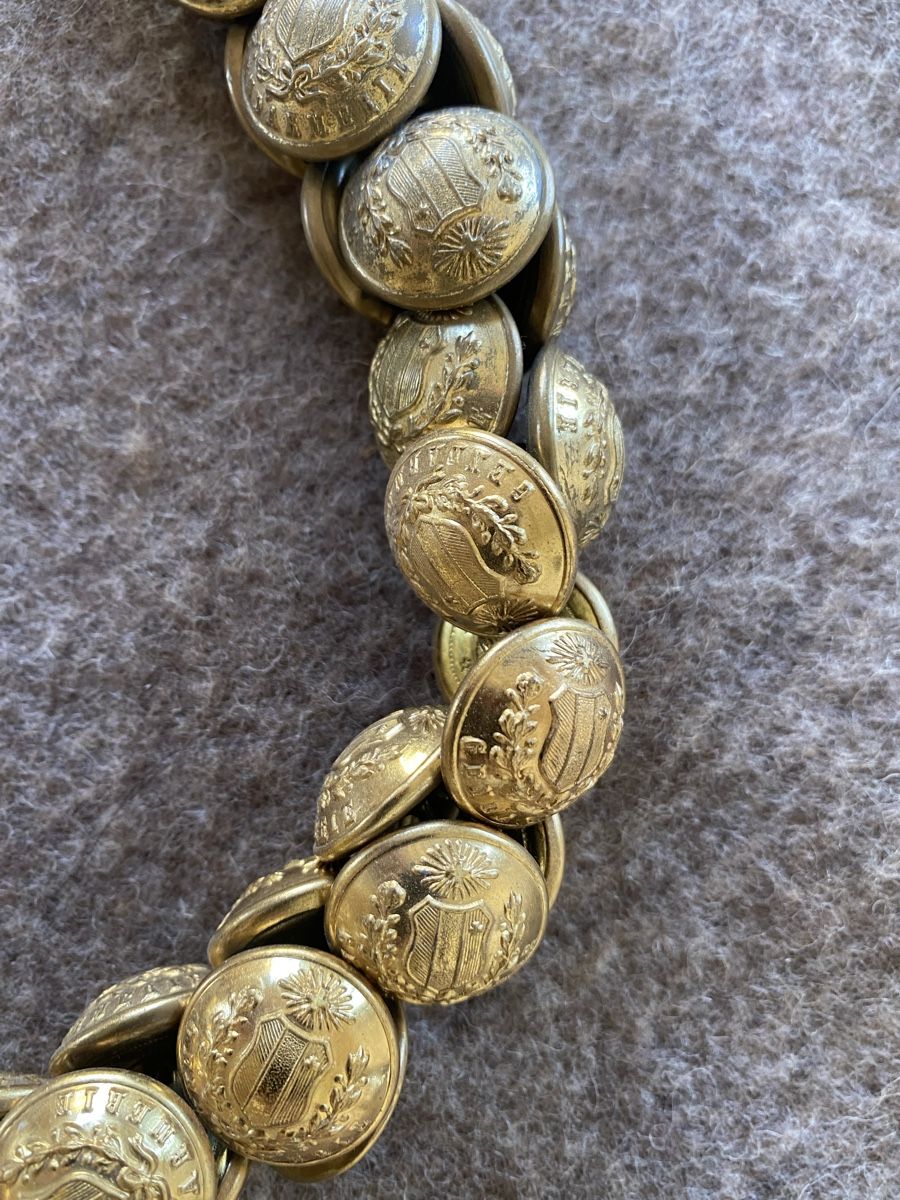 Uniformi: Boutons dorés vintage Gendarmerie  – Usato da Lausanne venduto da Csamadhi 3